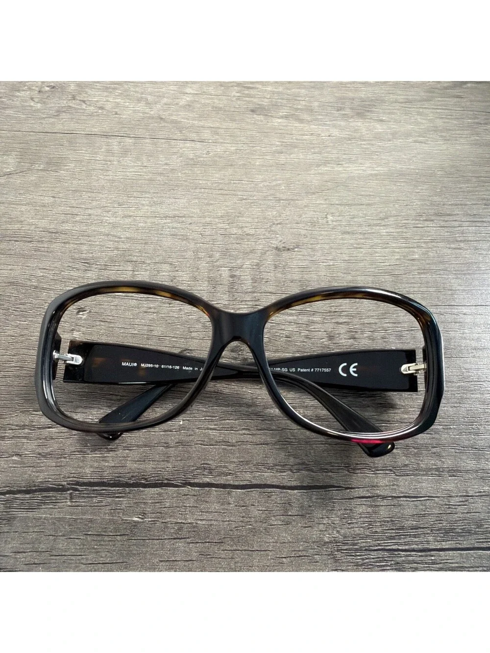 Maui Jim NALANI MJ295-10 Dark Tortoise 61-16-126 Japan Sunglasses Frame Only 217